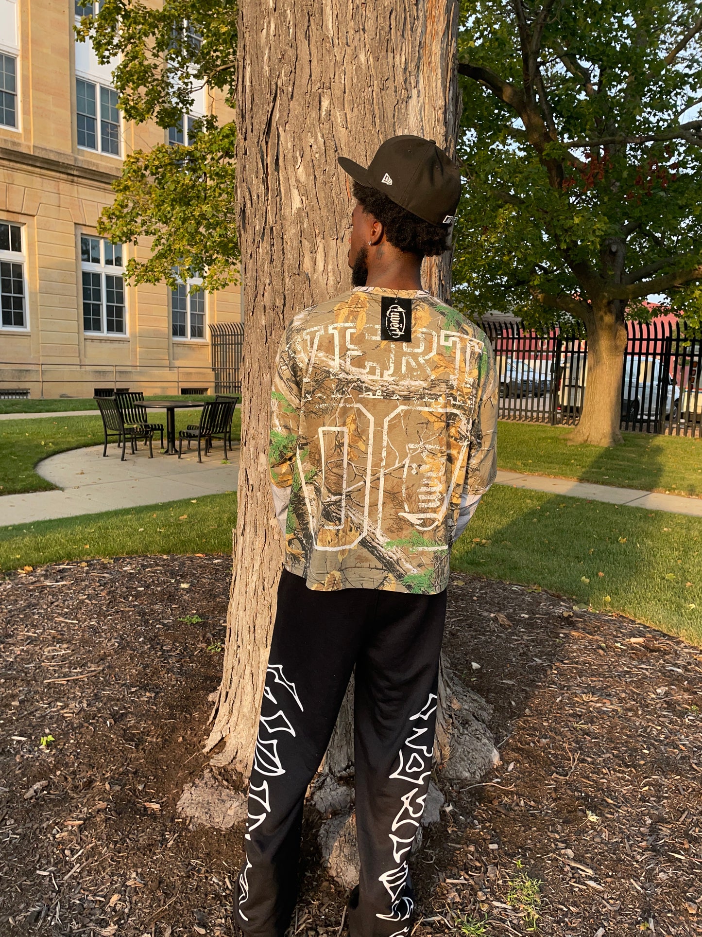 “Camo” Vert Tears Long Sleeve