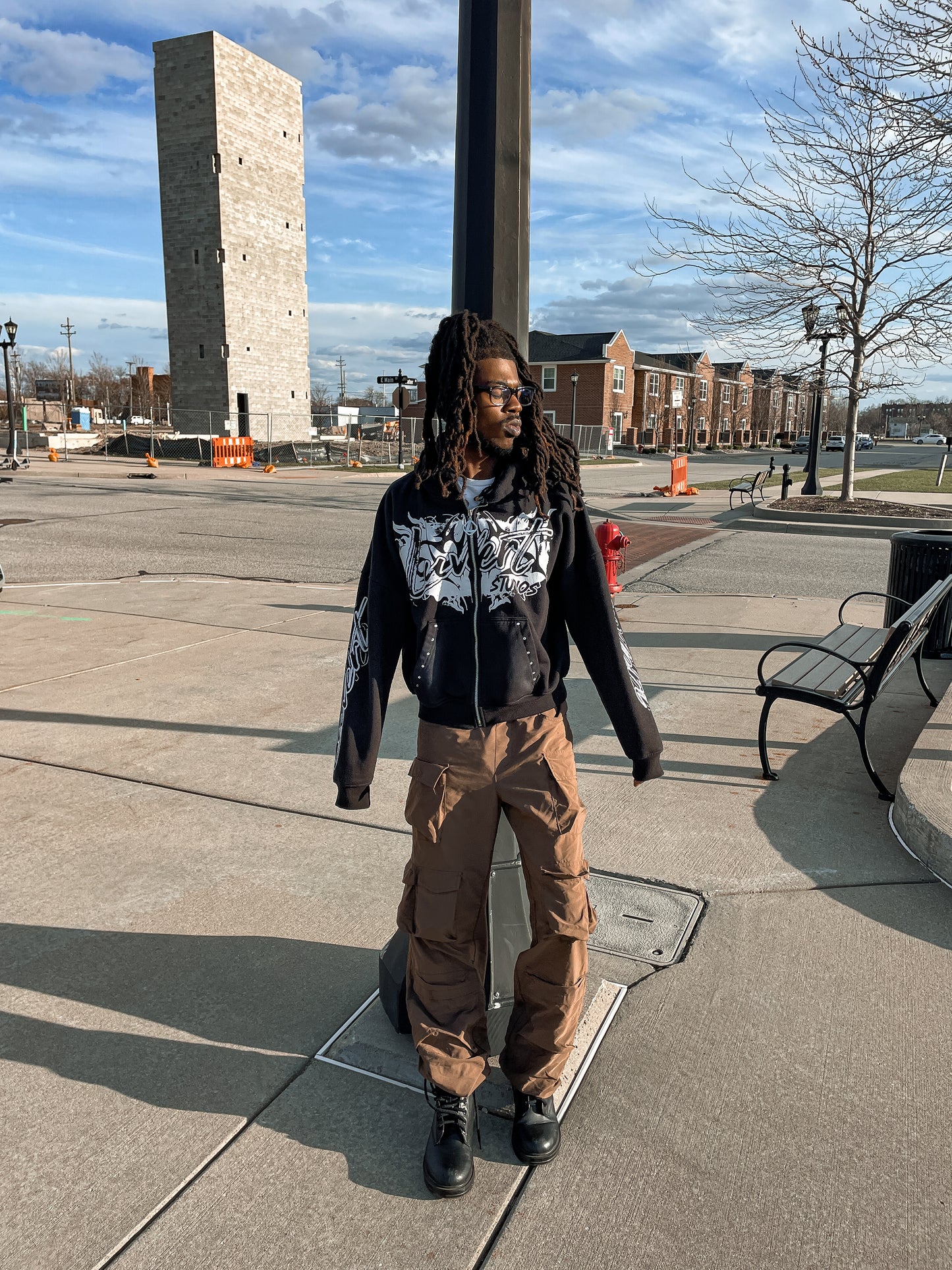 Obsidian “Anarchy” Zip Up