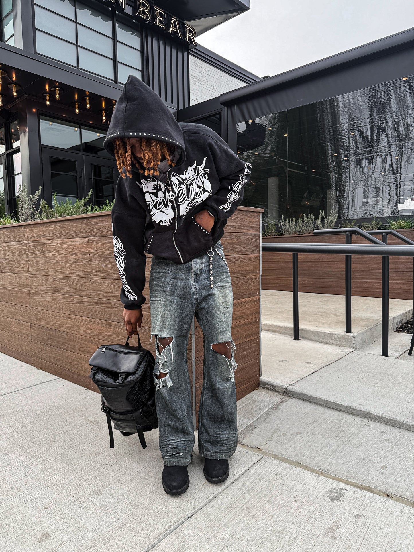 Obsidian “Anarchy” Zip Up