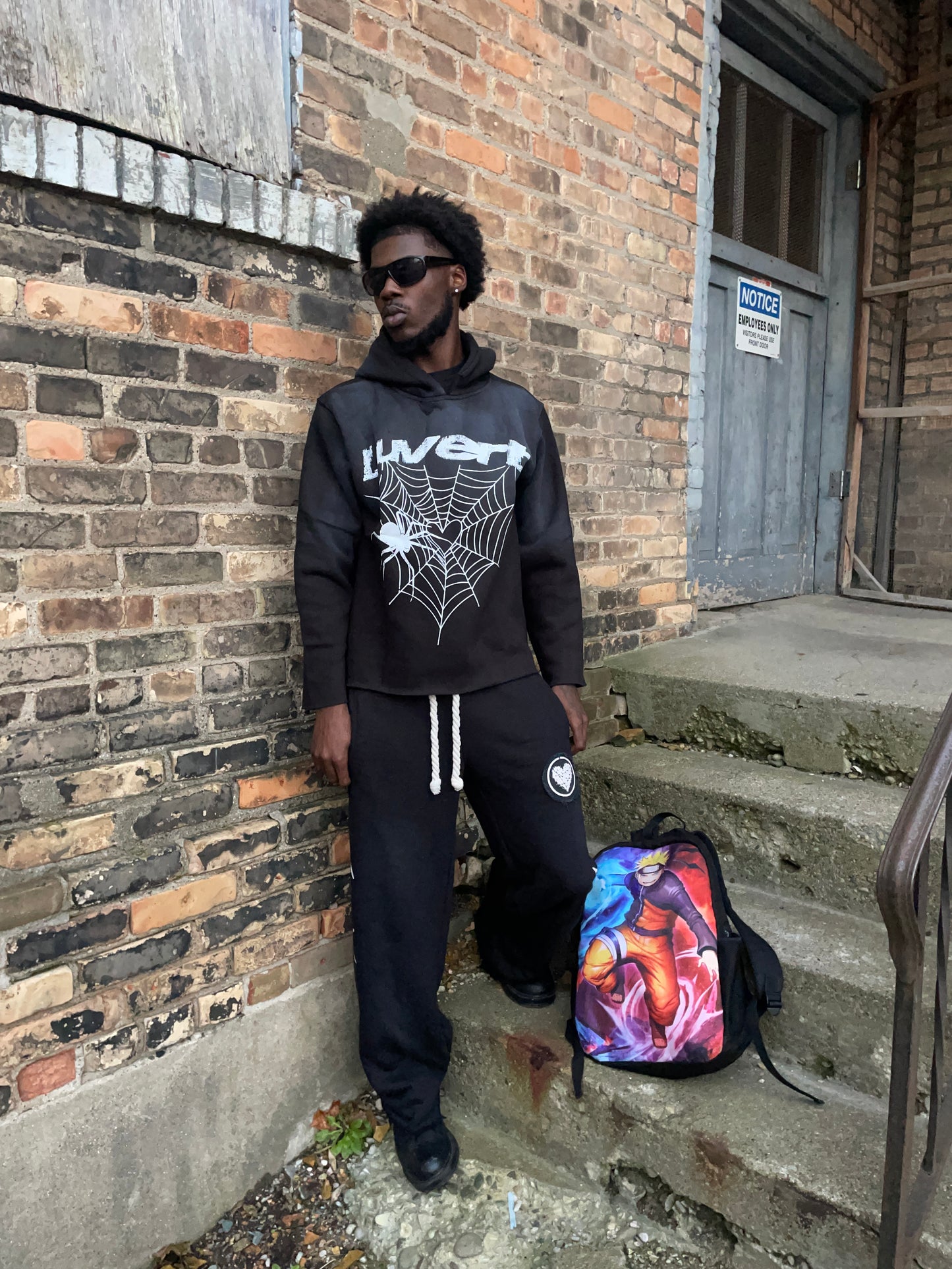 “Obsidian” Slime Heart Hoodie