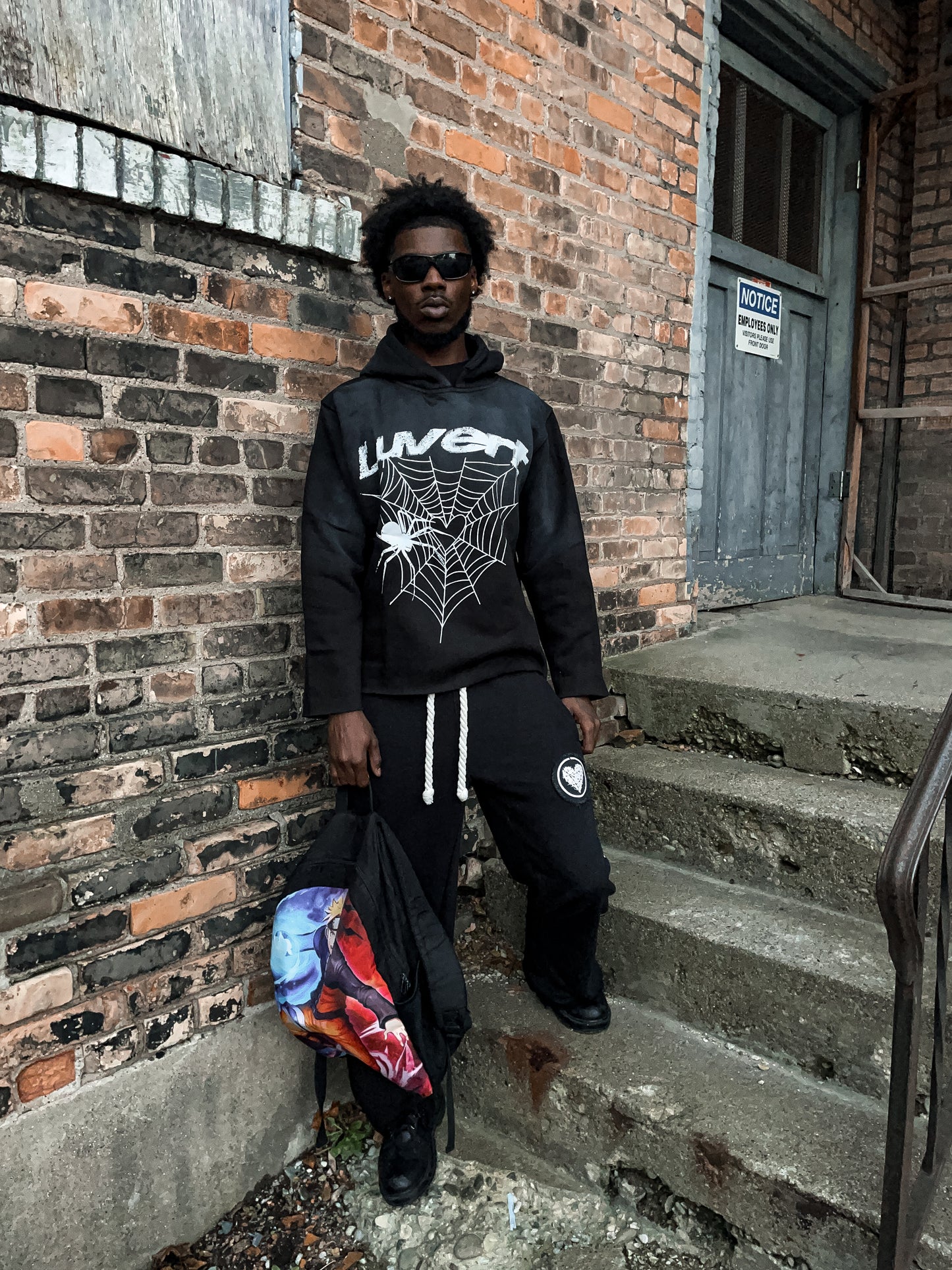 “Obsidian” Slime Heart Hoodie