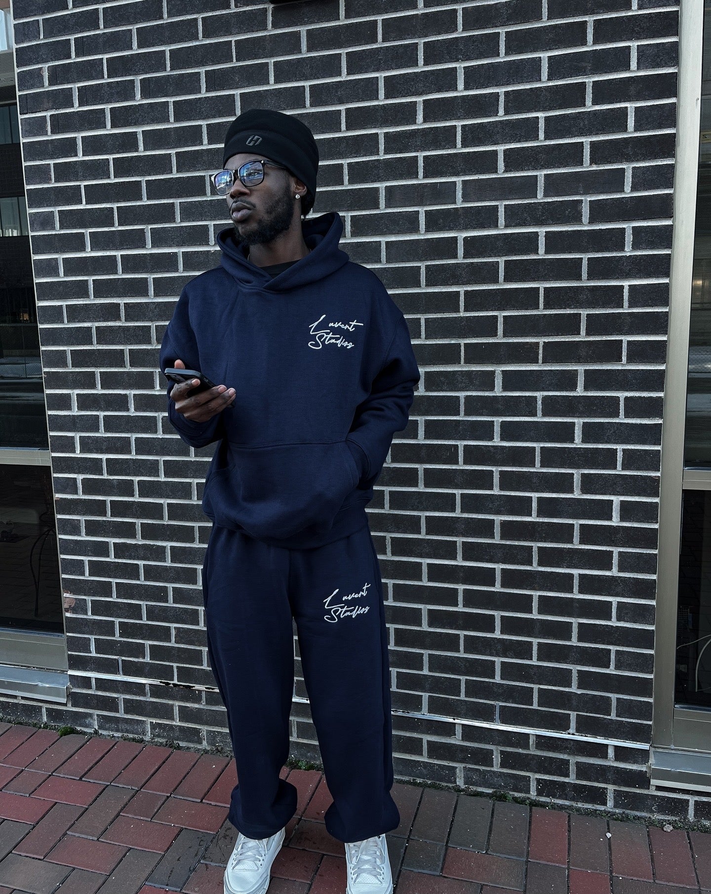 Navy “Signature” Sweatsuit