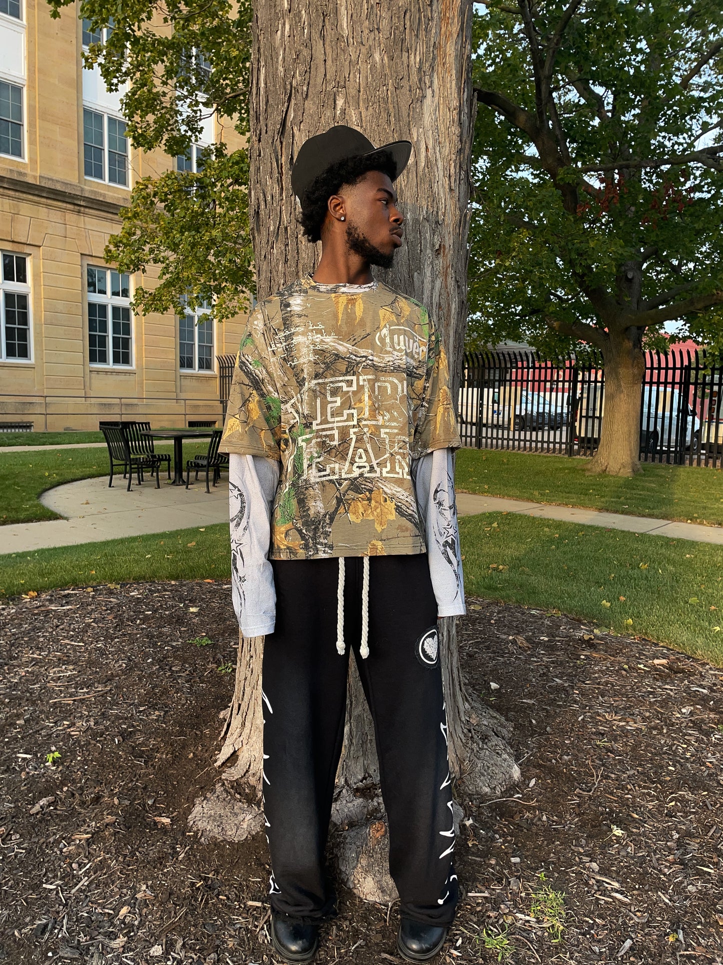“Camo” Vert Tears Long Sleeve