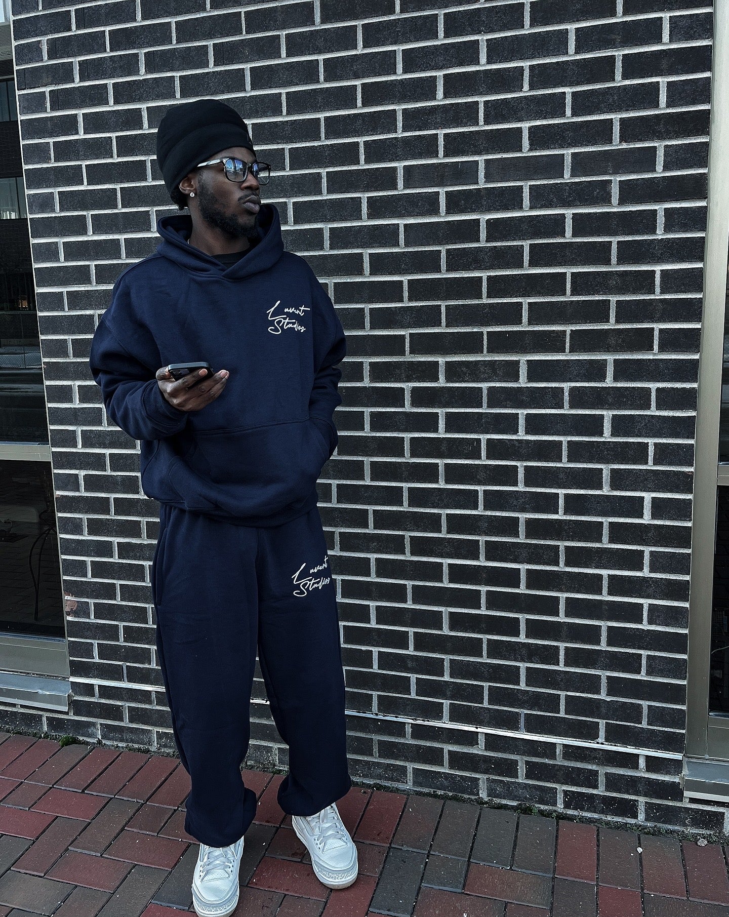 Navy “Signature” Sweatsuit