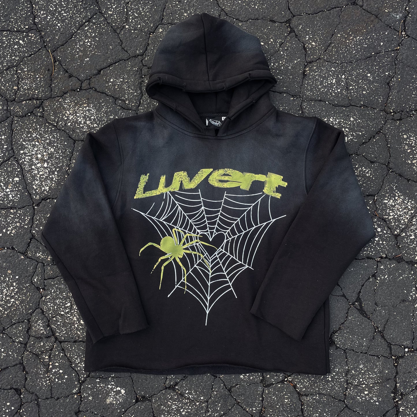 “Neon” Slime Hearts Hoodie