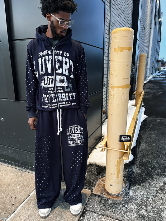 “Navy” Vert University Sweatsuit